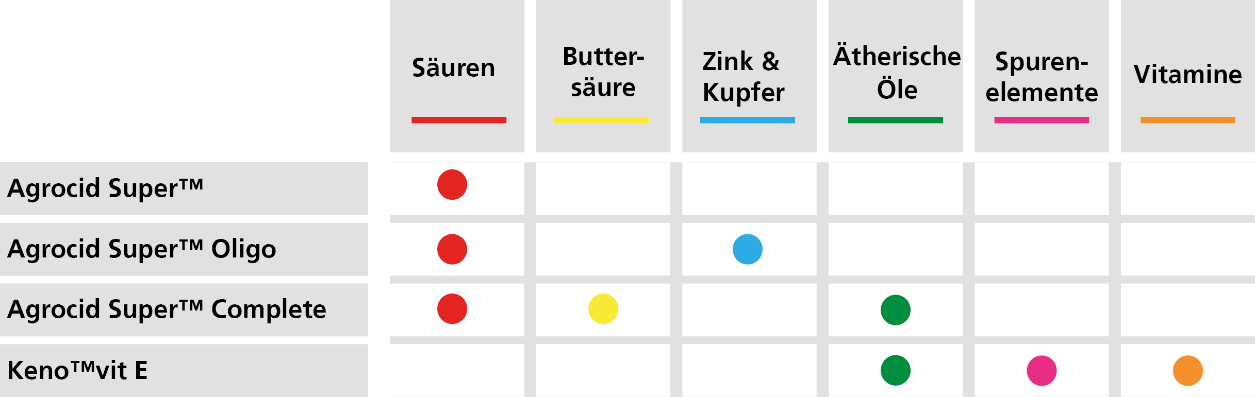 Ansäuerung & Stabilisierung