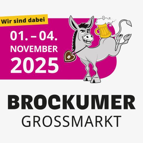 Viehmarkt, Vergnügungsmarkt und Gewerbe- und Landmaschinenschau in Brockum