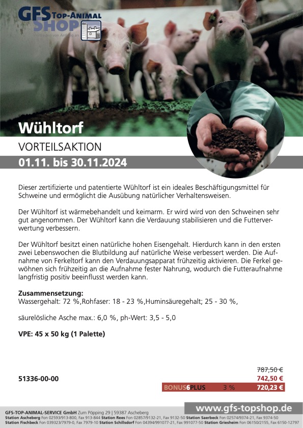 Vorteilsaktion Wühltorf