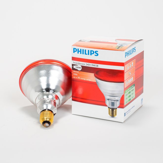 Infrarotsparlampe rot 100 W Philips (12 Stk) #1