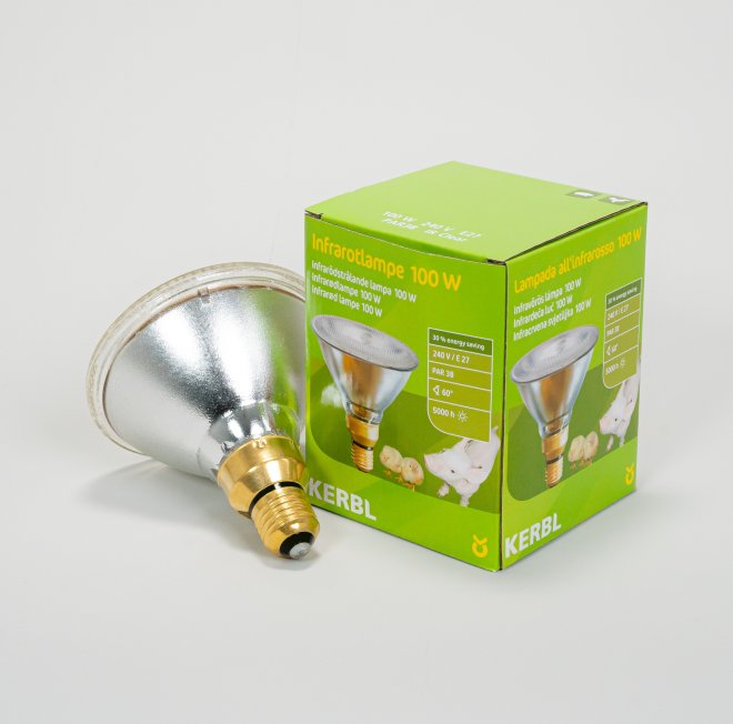 Wärmesparlampe Infrarot 100 W, weiß (12 Stk) #1