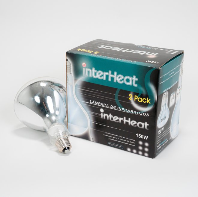 Infrarotlam. weiß 150 W Interheat (2 Stk) #1