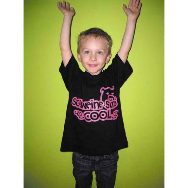 T-Shirt "Schweine sind cool", Kinder