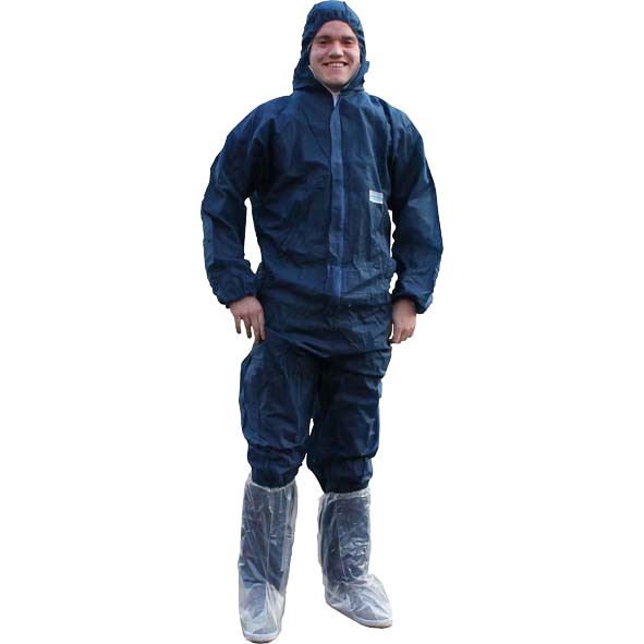 Besucheroverall 1-lagig blau XXL