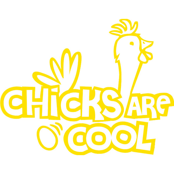 T-Shirt "Chicken are cool" Damen