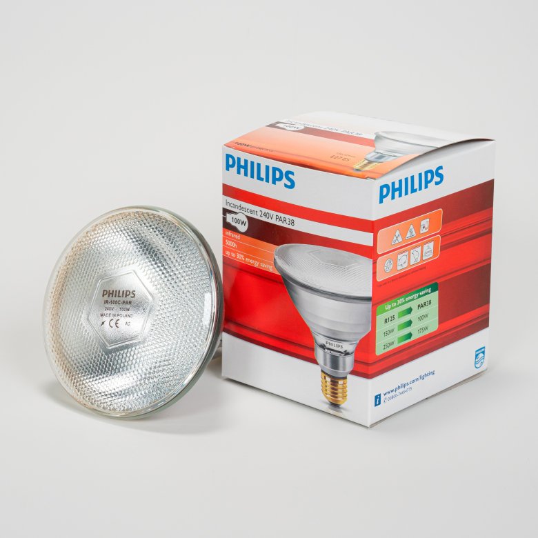 Infrarotsparlampe weiß 100 W Philips (12 Stk)