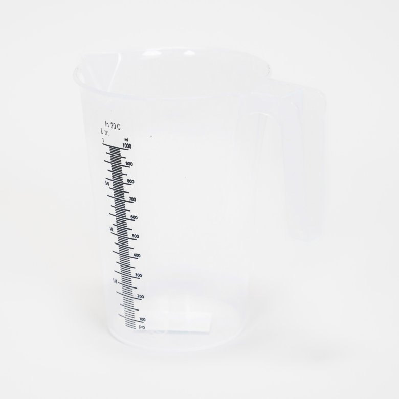 Messbecher 1,0 Liter mit Skala
