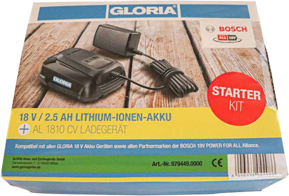 Gloria Akku Starter-Kit