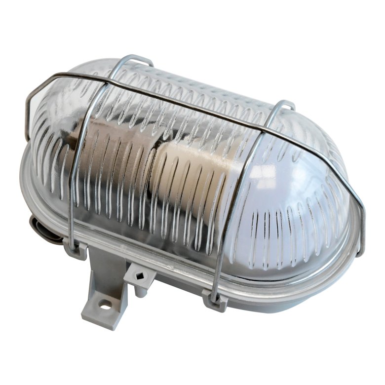 Ovalleuchte mit LED-Lampe E27 (7 W)