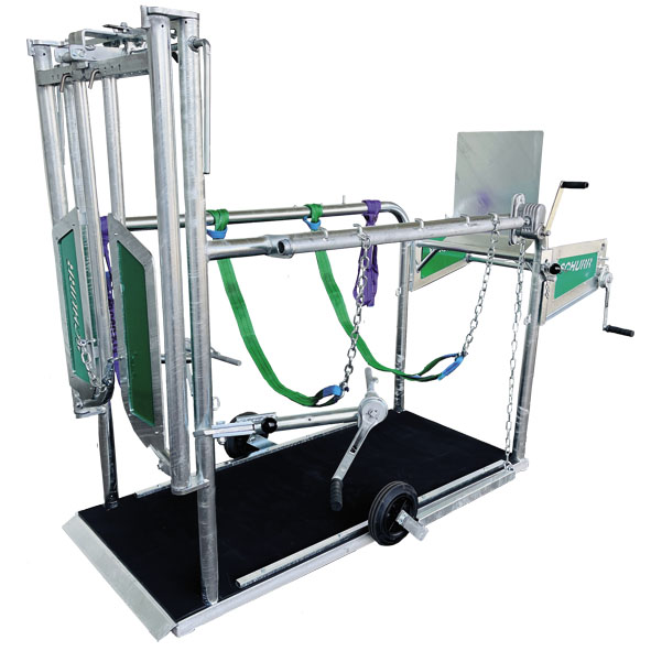 Schurr Klauenpflegestand m. Fahrwerk Model 2021