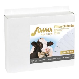 Milchfilter Sana Premium 320x57 genäht, 250 Stück